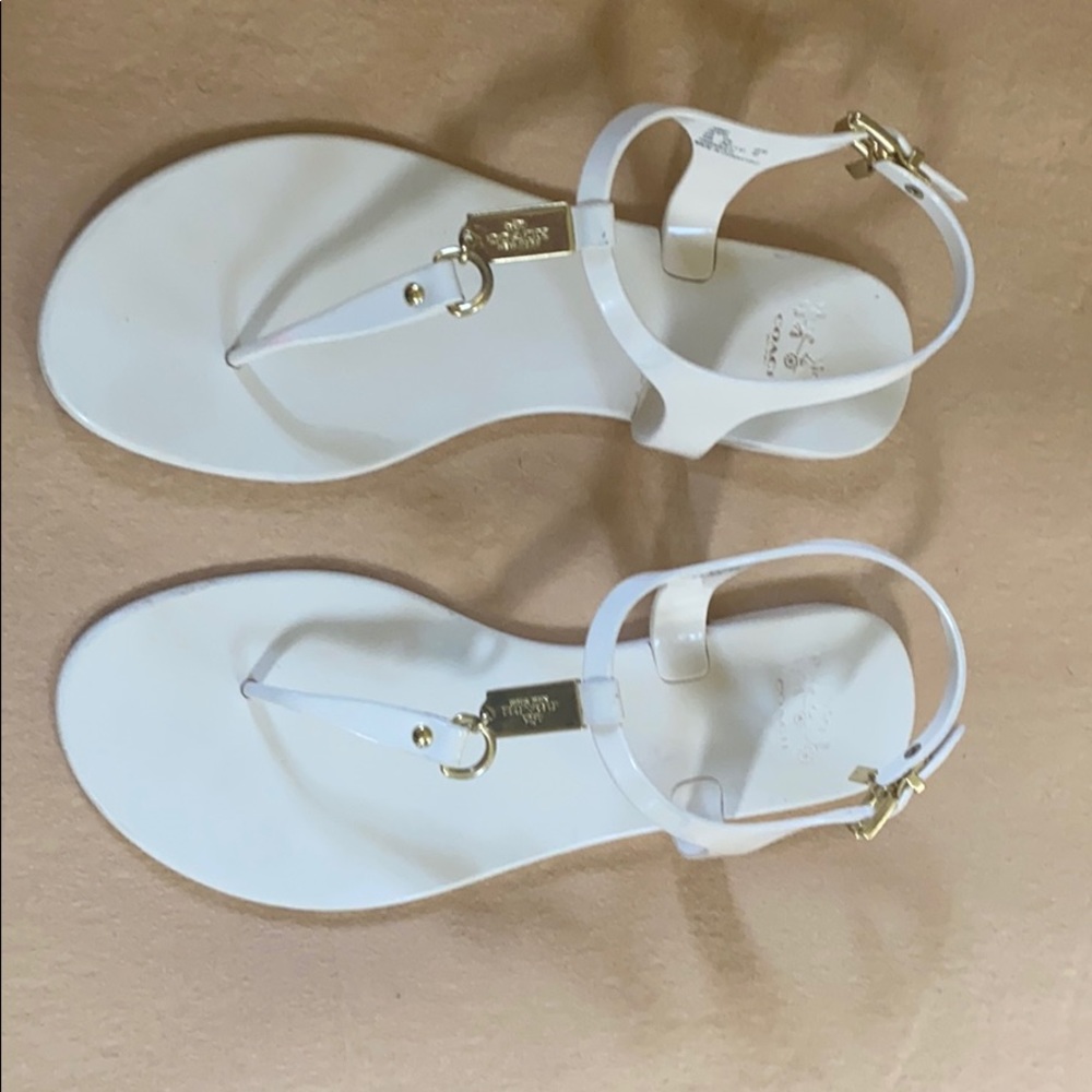 Coach T strap sandals